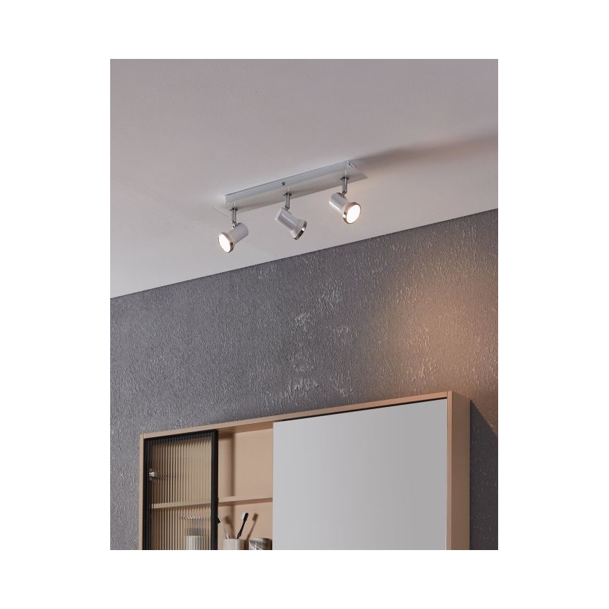 Eglo - Foco LED para el baño 3xGU10-LED/3,3W/230V IP44