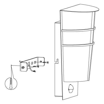 Eglo 96017 - Aplique LED exterior con sensor BREGANZO 1 2xLED/2,5W IP44