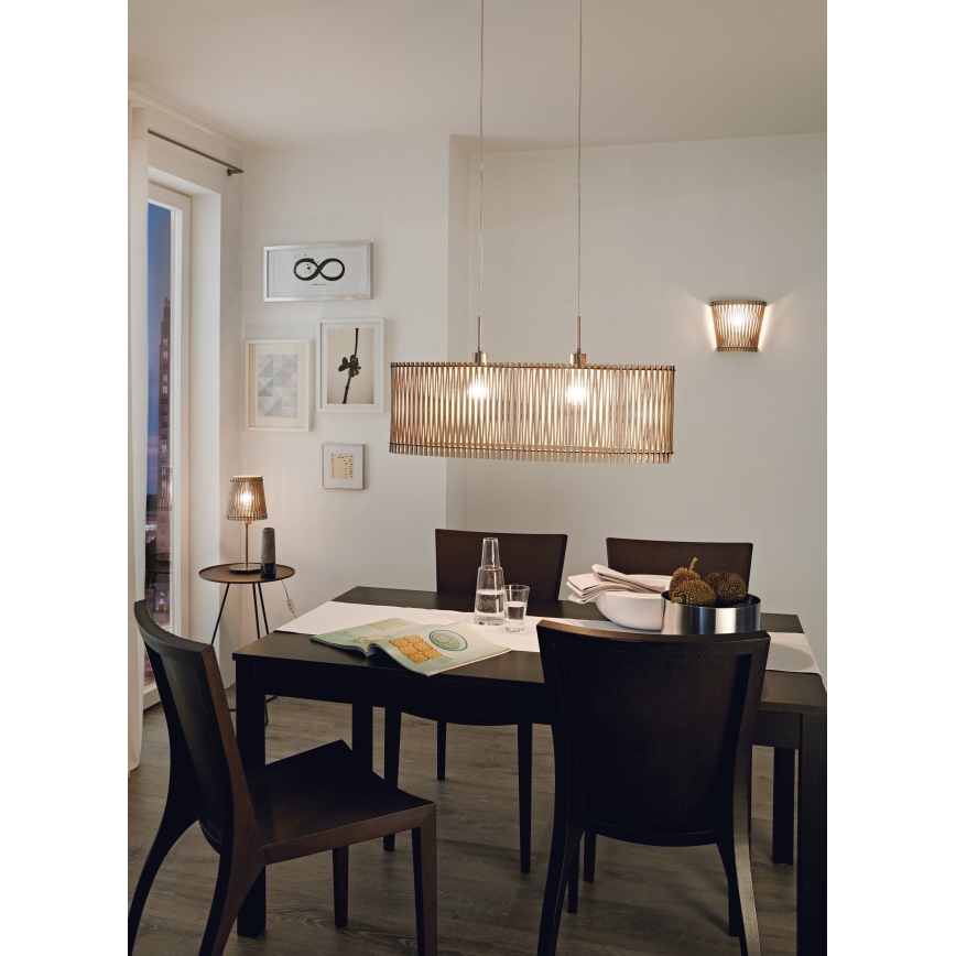 Eglo 96196 - Lámpara de mesa SENDERO 1xE27/60W/230V