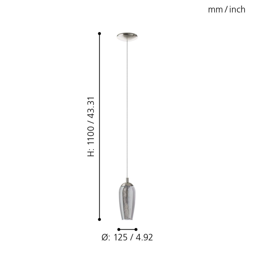 Eglo - Lámpara LED colgante 1xG9/2,5W/230V