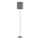 Eglo 96377 - Lámpara de pie PASTERI 1xE27/60W/230V gris