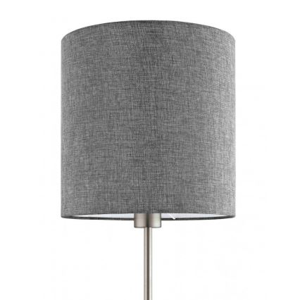 Eglo 96377 - Lámpara de pie PASTERI 1xE27/60W/230V gris