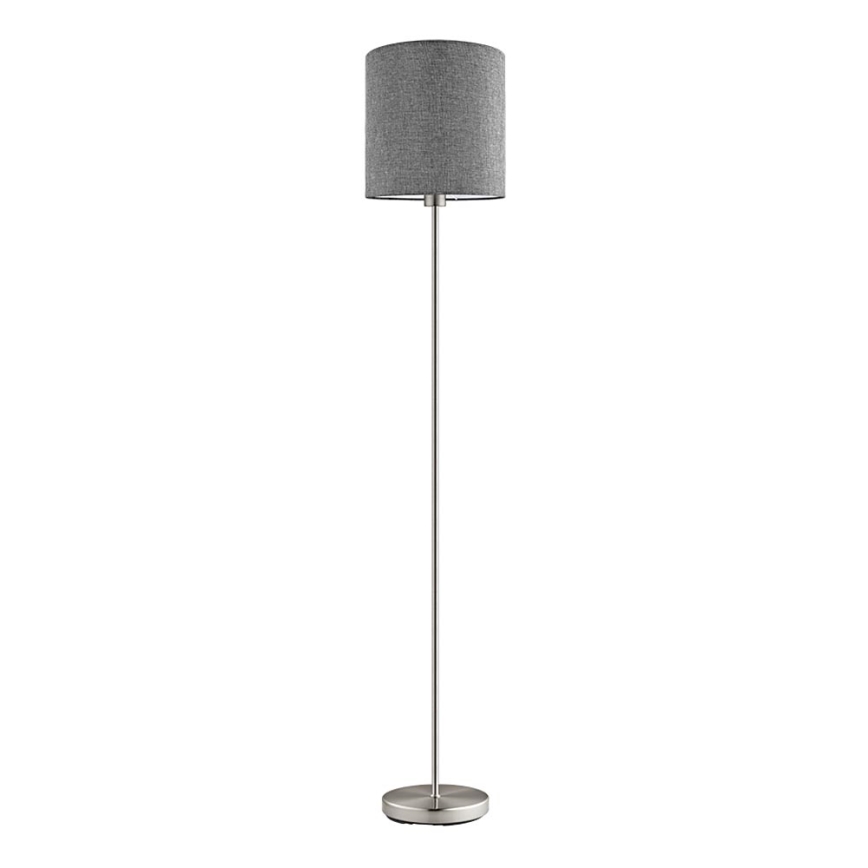 Eglo 96377 - Lámpara de pie PASTERI 1xE27/60W/230V Ø 28 cm, gris