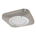 Eglo 96395 - Plafón LED PUYO 1xLED/16,5W/230V níquel