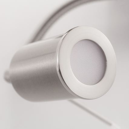 Eglo - Lámpara LED flexible 1xE27/40W+LED/3,8W blanca