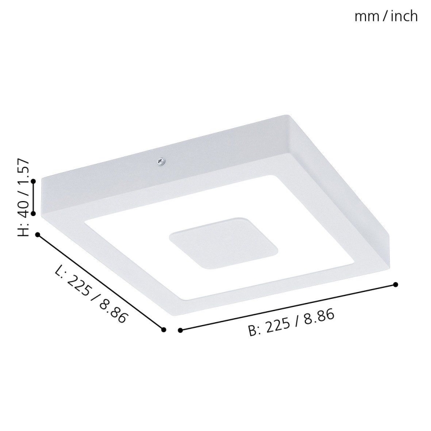 Eglo - LED Plafón para el baño LED/16,5W/230V IP44