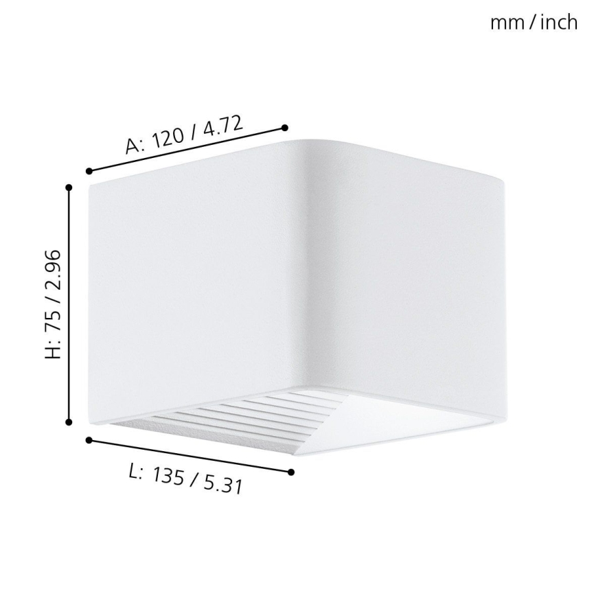 Eglo 96497 - Aplique LED exterior DONINNI 1xLED/6W/230V IP44