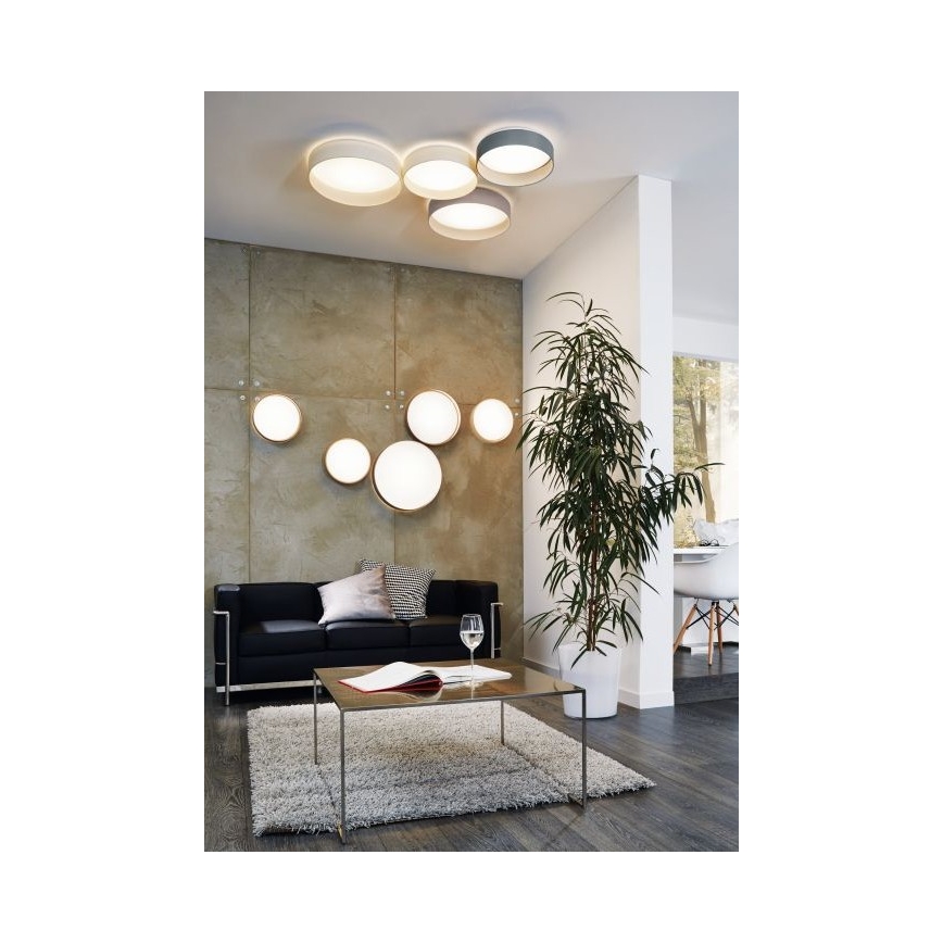 Eglo - Plafón LED regulable 1xLED/18W/230V