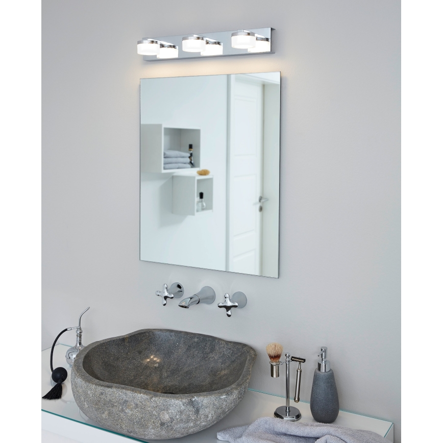 Eglo - Aplique de baño LED regulable 3xLED/7,2W/ IP44