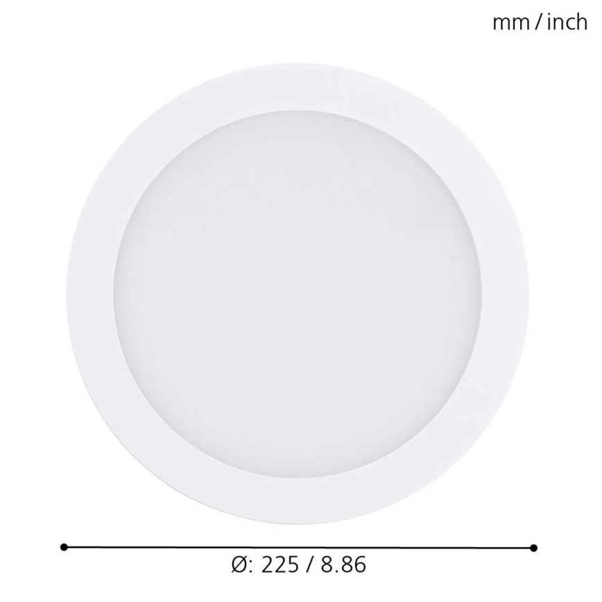 Eglo - Foco empotrable LED RGBW regulable FUEVA-C LED/15,6W/230V