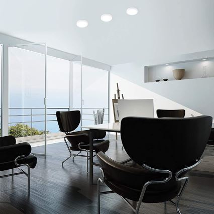 Eglo - Lámpara de techo LED RGBW regulable FUEVA-C LED/15,6W/230V Bluetooth diámetro 22,5 cm