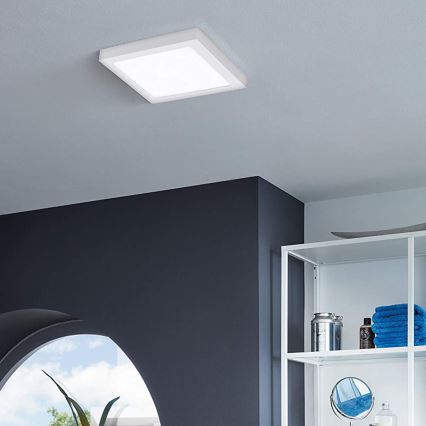 Eglo - Lámpara de techo regulable LED RGBW FUEVA-C LED/15,6W/230V Bluetooth