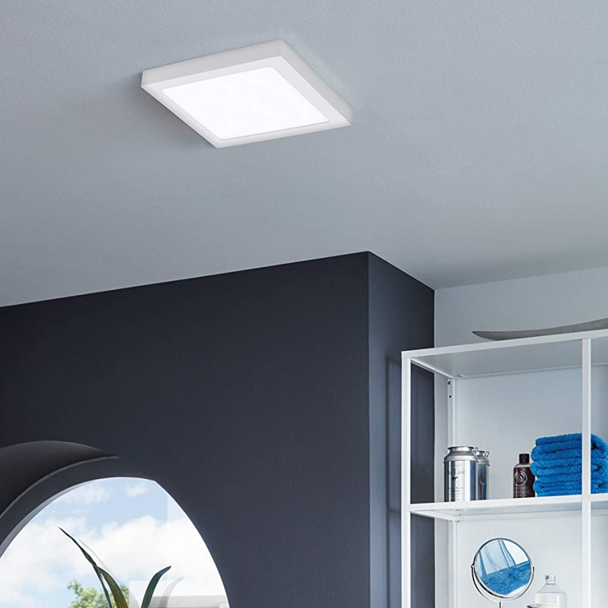 Eglo - Lámpara de techo regulable LED RGBW FUEVA-C LED/15,6W/230V Bluetooth