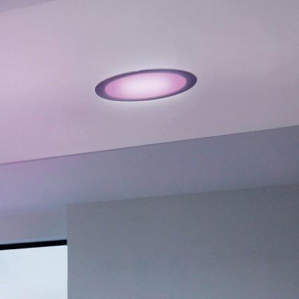 Eglo - Lámpara empotrable LED RGB regulable FUEVA-C LED/15,6W/230V