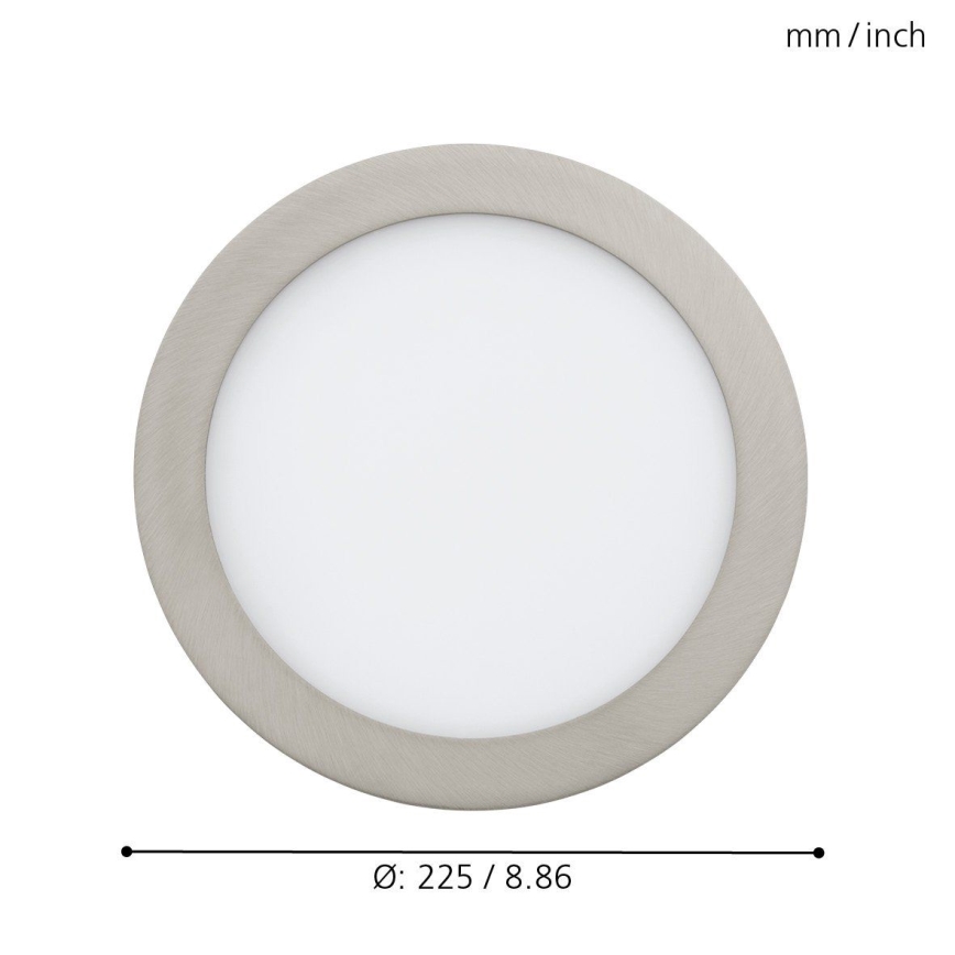 Eglo - Lámpara empotrable LED RGB regulable FUEVA-C LED/15,6W/230V