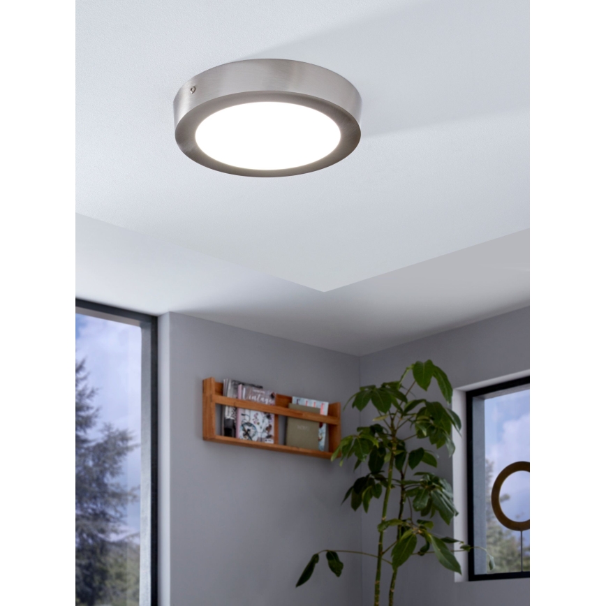 Eglo - Lámpara de techo LED RGBW regulable FUEVA-C LED/15,6W/230V Bluetooth, diámetro 22,5 cm