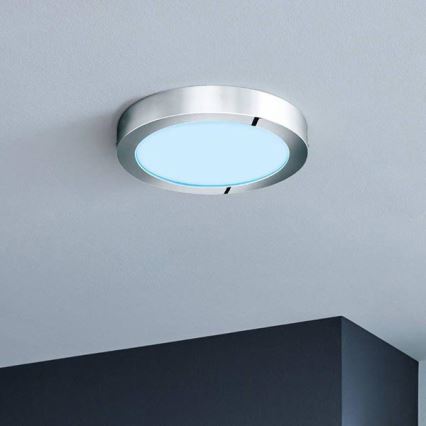 Eglo - Lámpara de techo regulable LED RGBW FUEVA-C LED/15,6W/230V Bluetooth