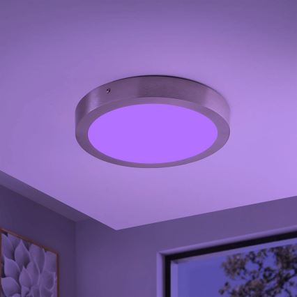Eglo - Plafón LED RGBW regulable FUEVA-C LED/21W/230V Bluetooth