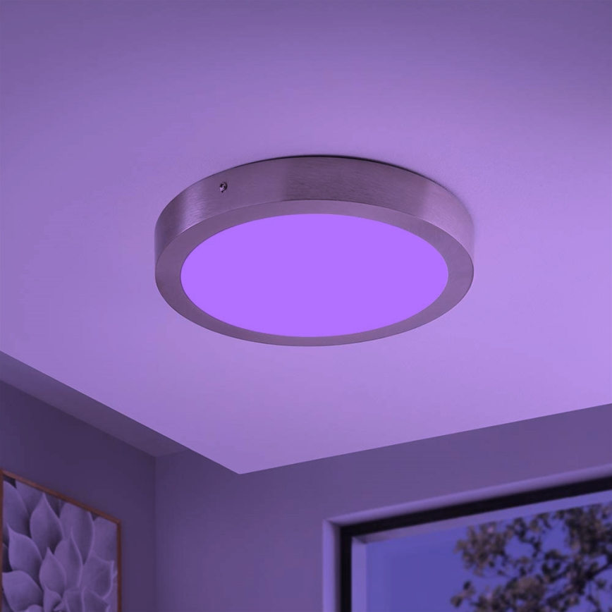 Eglo - Plafón LED RGBW regulable FUEVA-C LED/21W/230V Bluetooth