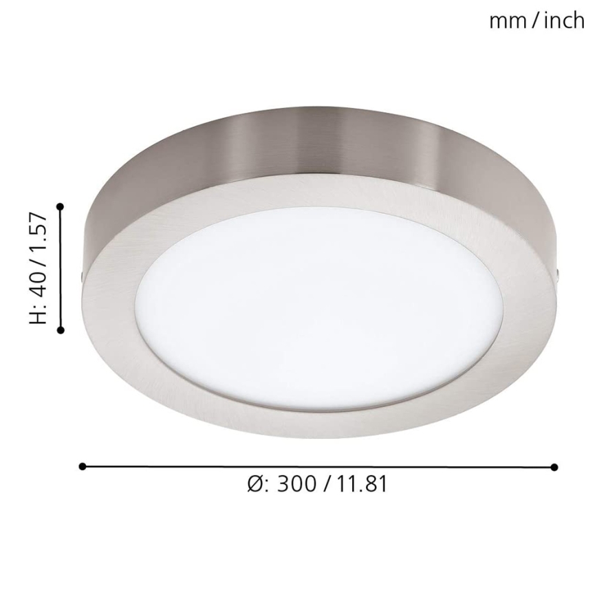 Eglo - Plafón LED RGBW regulable FUEVA-C LED/21W/230V Bluetooth