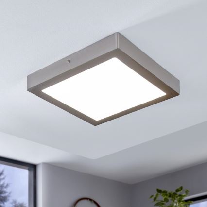 Eglo - Luminaria de techo LED RGBW regulable FUEVA-C LED/21W/230V 30x30 cm