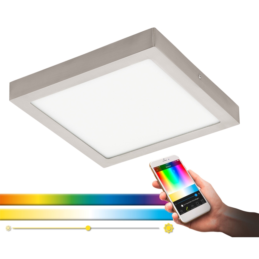 Eglo - LED RGBW Plafón regulable FUEVA-C LED/21W/230V