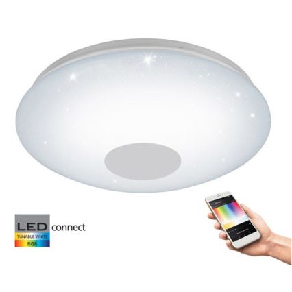 Eglo - Lámpara de techo regulable LED RGBW VOLTAGO-C LED/17W/230V