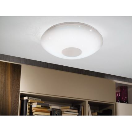 Eglo - Lámpara de techo regulable LED RGBW VOLTAGO-C LED/17W/230V