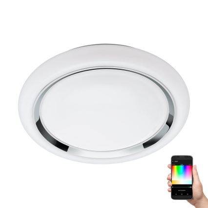 Eglo - Lámpara de techo LED RGBW regulable CAPASSO-C LED/17W/230V