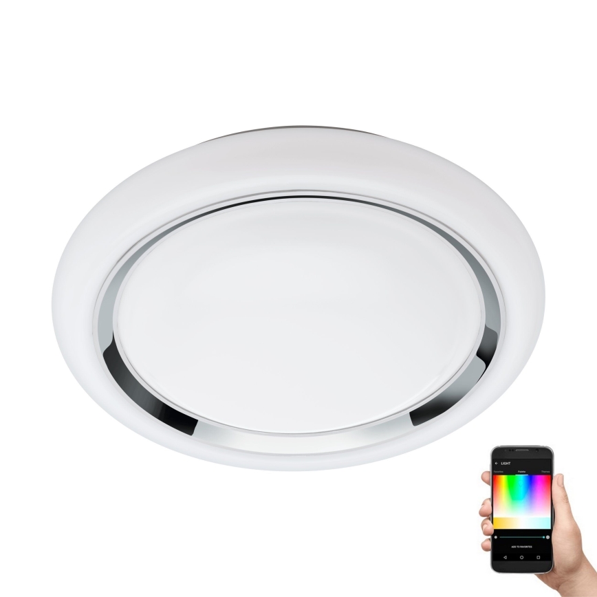 Eglo - Lámpara de techo LED RGBW regulable CAPASSO-C LED/17W/230V