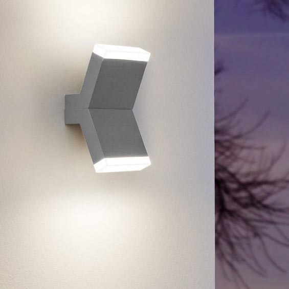 Eglo 96706 - LED Aplique CANTZO 2xLED/4W/230V gris