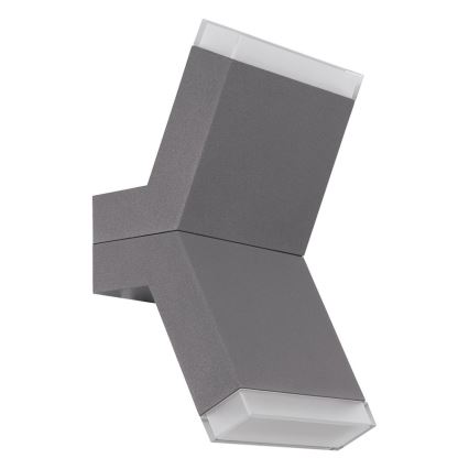 Eglo 96706 - LED Aplique CANTZO 2xLED/4W/230V gris