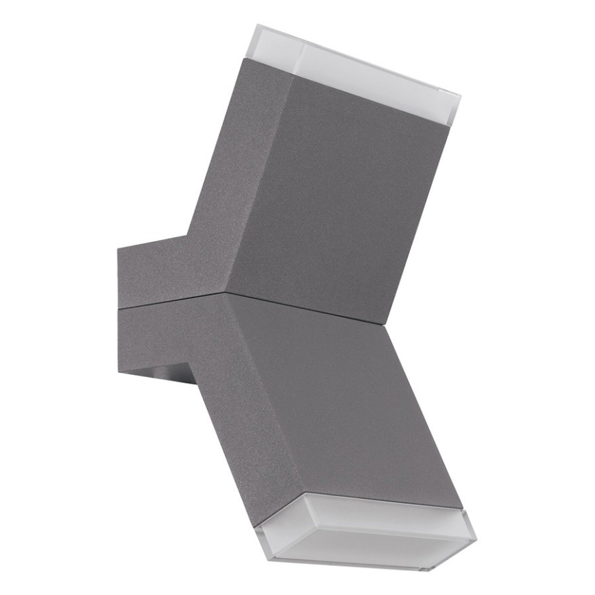 Eglo 96706 - LED Aplique CANTZO 2xLED/4W/230V gris