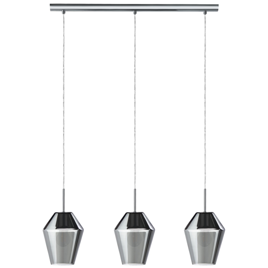 Eglo 96774 - Lámpara colgante con cable MURMILLO 3xE27/28W/230V