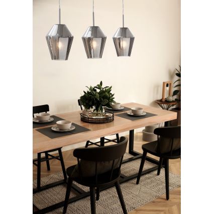 Eglo 96774 - Lámpara colgante con cable MURMILLO 3xE27/28W/230V