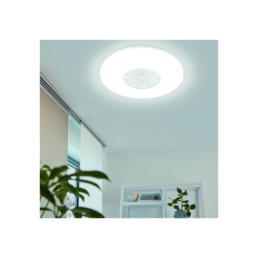 Eglo - Lámpara de techo de pared regulable LED RGBW CAPASSO-C LED/17W/230V