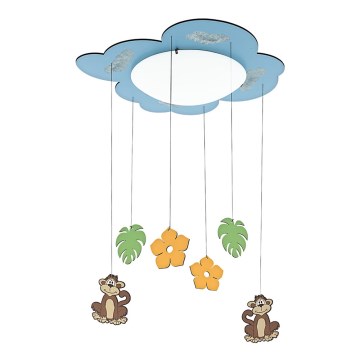 Eglo 96947 - Plafón infantil LOUIE 1xE27/42W/230V