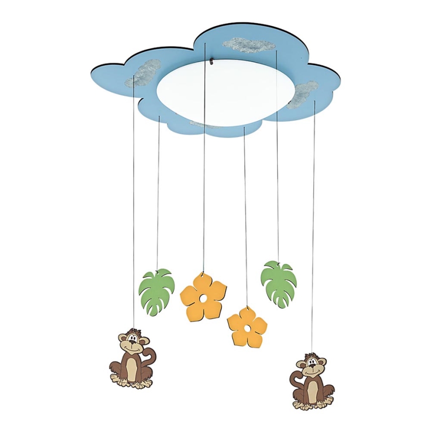 Eglo 96947 - Plafón infantil LOUIE 1xE27/42W/230V