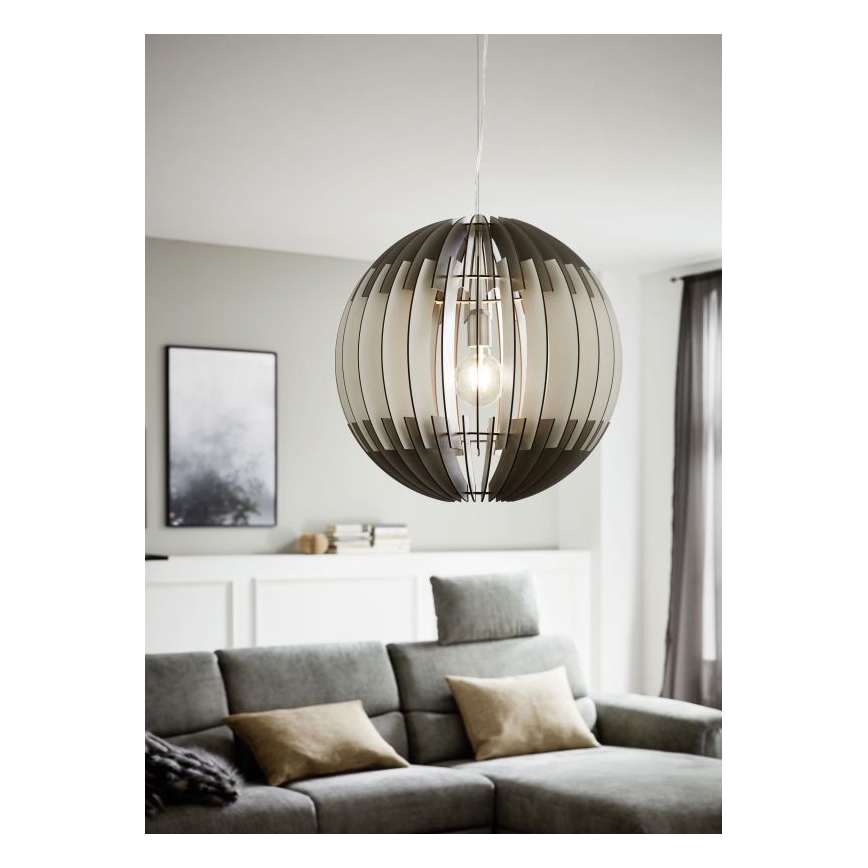 Eglo 96973 - Lámpara colgante OLMERO 1xE27/60W/230V