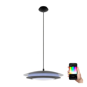 Eglo 96979 - Lámpara colgante LED RGB MONEVA-C 1xLED/27W/230V