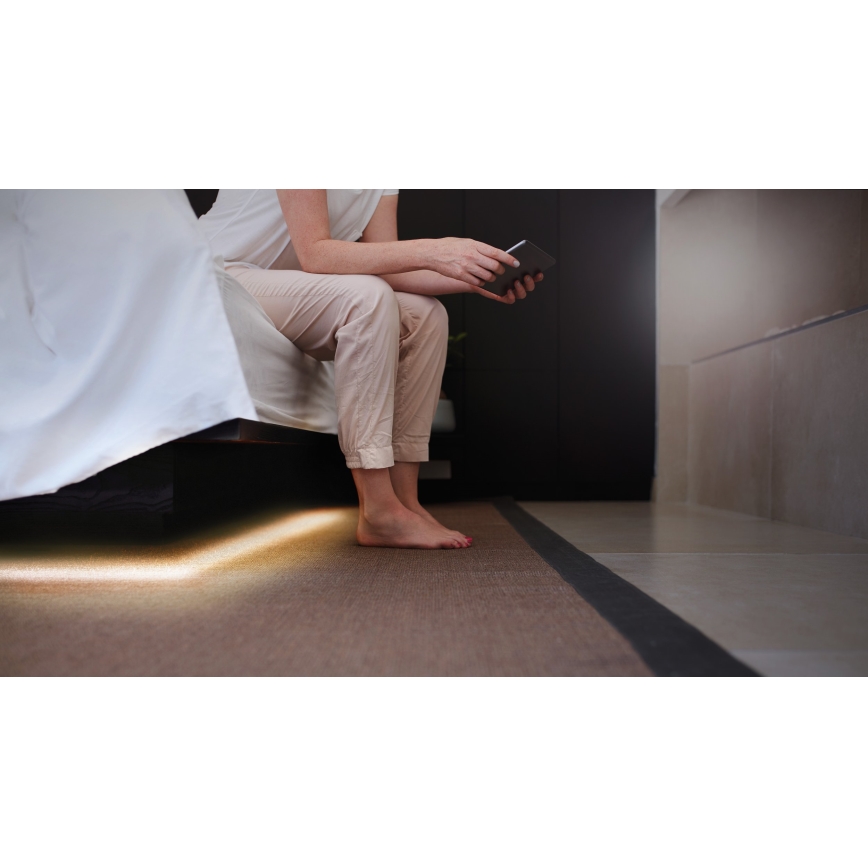 Eglo - SET de 2 tiras LED con sensor de movimiento 2xLED/36x0,1W/230V 2,4m