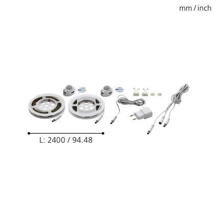 Eglo - SET de 2 tiras LED con sensor de movimiento 2xLED/36x0,1W/230V 2,4m