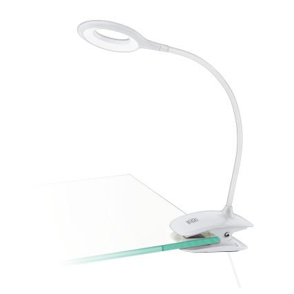 Eglo - Lámpara LED regulable con clip 1xLED/3W/230V 500 mAh blanco