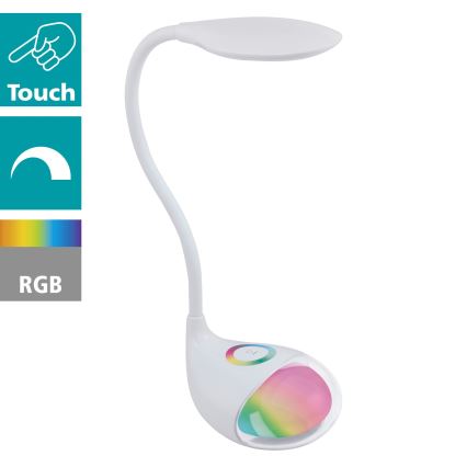 Eglo - Lámpara de mesa regulable LED/2,2W+0,3W/230V RGB