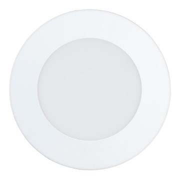 Eglo 97112 - Luminaria empotrada LED FUEVA-RW 1xLED/5,6W/230V Ø 12 cm