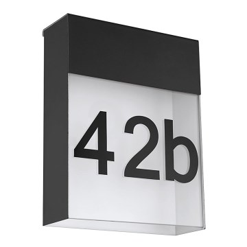 Eglo 97117 - LED Número de casa PONSO LED/4,8W/230V IP44