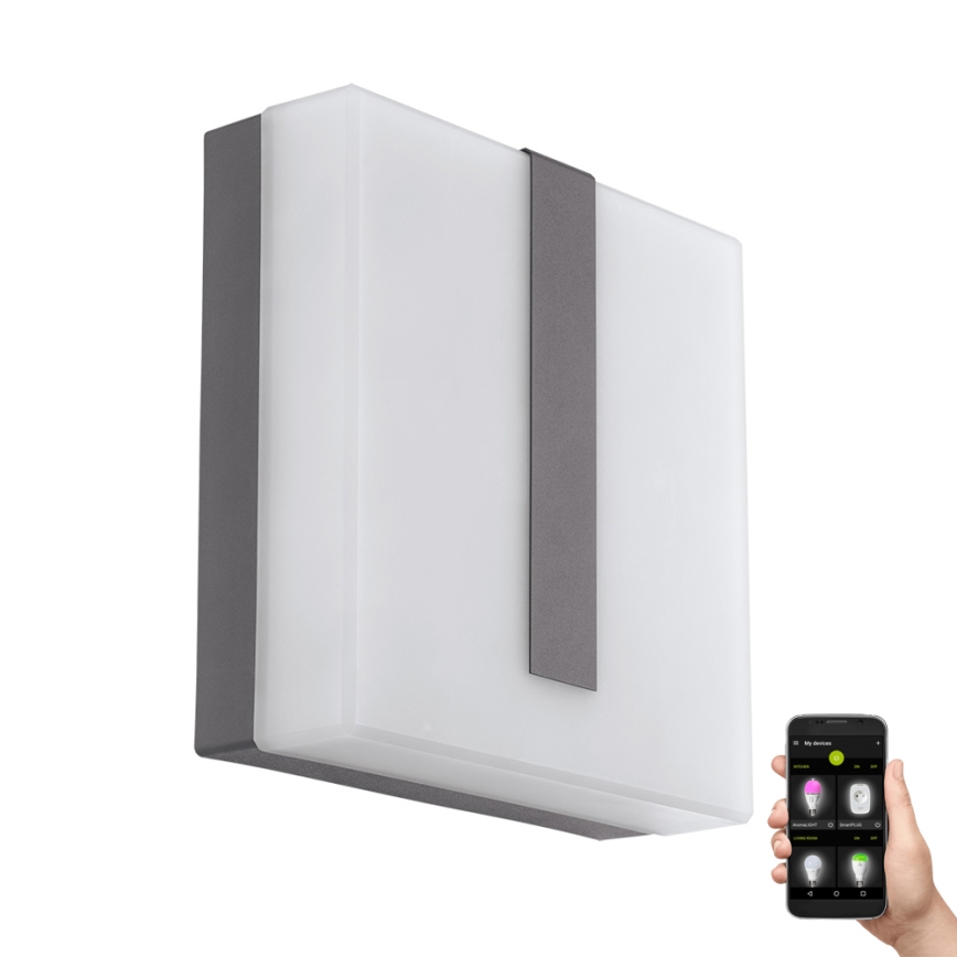 Eglo - Aplique de exterior regulable TORAZZA-C LED/14W/230V IP44