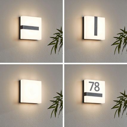 Eglo - Aplique de exterior regulable TORAZZA-C LED/14W/230V IP44