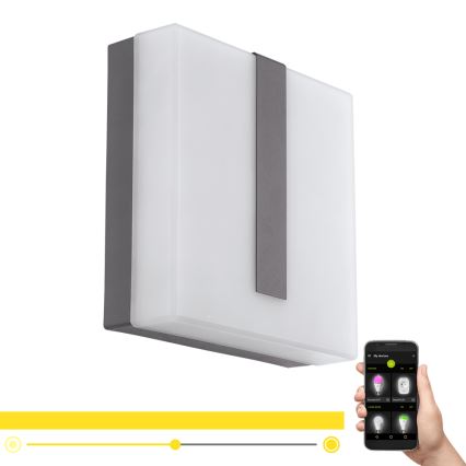 Eglo - Aplique de exterior regulable TORAZZA-C LED/14W/230V IP44