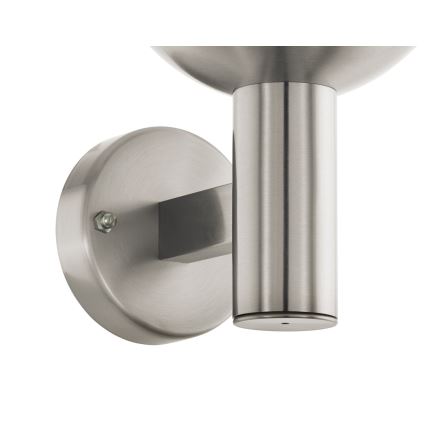 Eglo 97247 - Aplique de pared exterior LED regulable NISIA-C 1xE27/9W/230V IP44